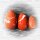 Yoni Egg, Roter Jaspis mini gebohrt, ca. 2,2 x 3,2 cm