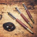 Rauchquarz Kugelschreiber - Der Anti-Stress-Stift
