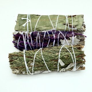 Weißer Salbei Smudge Stick mit Lavendel