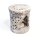 Sieb Räuchergefäß mit Deckel aus Natur-Speckstein "Sonnenrad"