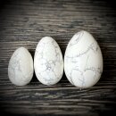 Yoni Egg, Magnesit midi - gebohrt, ca. 2,5 x 4 cm