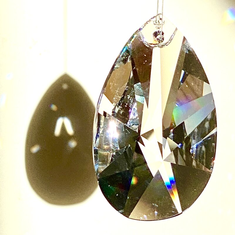 Feng Shui Kristall Regenbogen-Kristalle Kreis multi AAA Qualität 3 Stück 4,5  cm